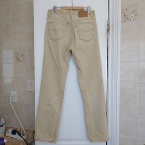 1993 Levi's USA 501 tan jeans Tag 32x32 Actual 31x31